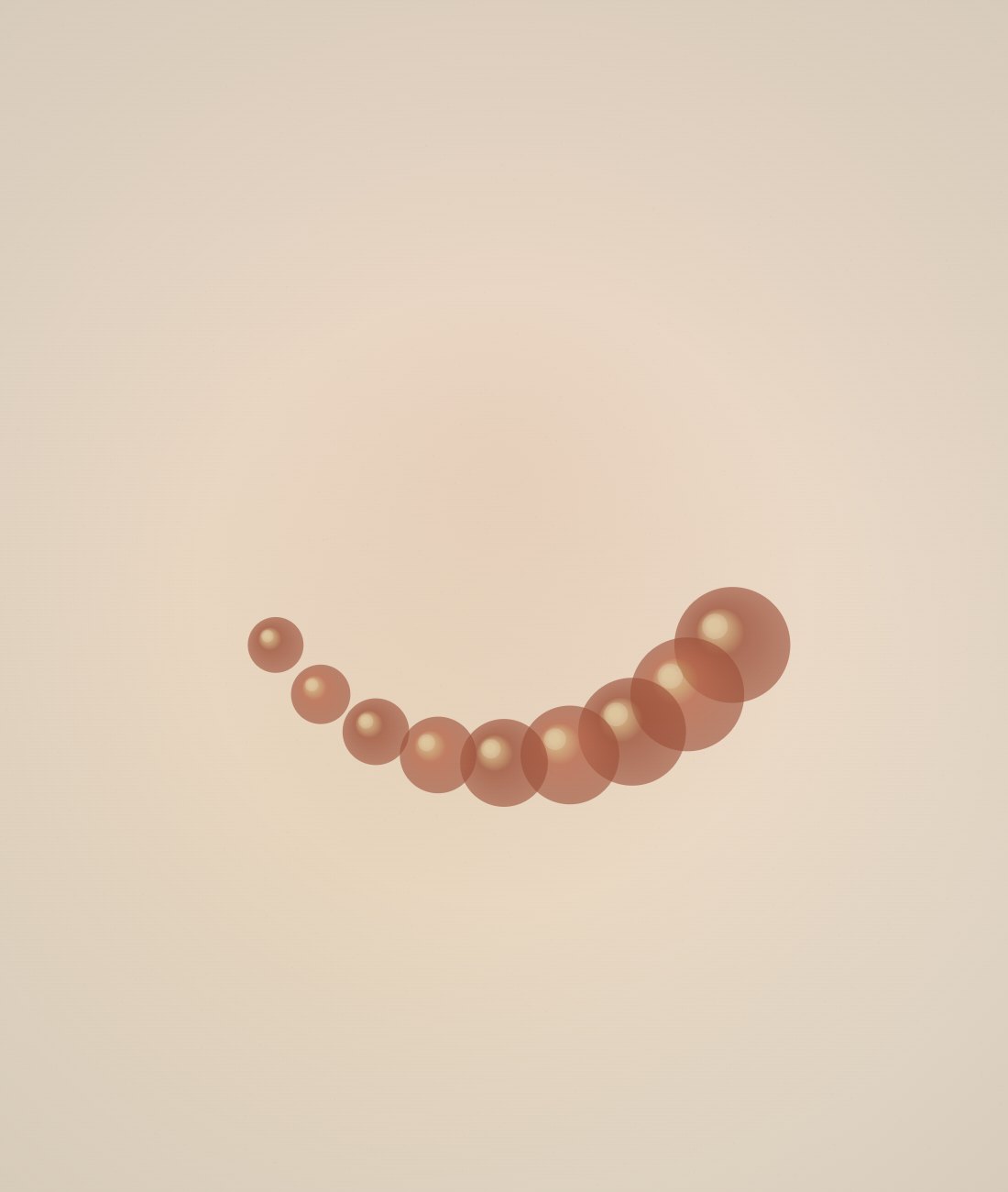 Clay jewellery — necklace & earrings on ivory